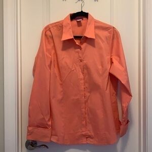 Woman’s Peach blouse light and airy